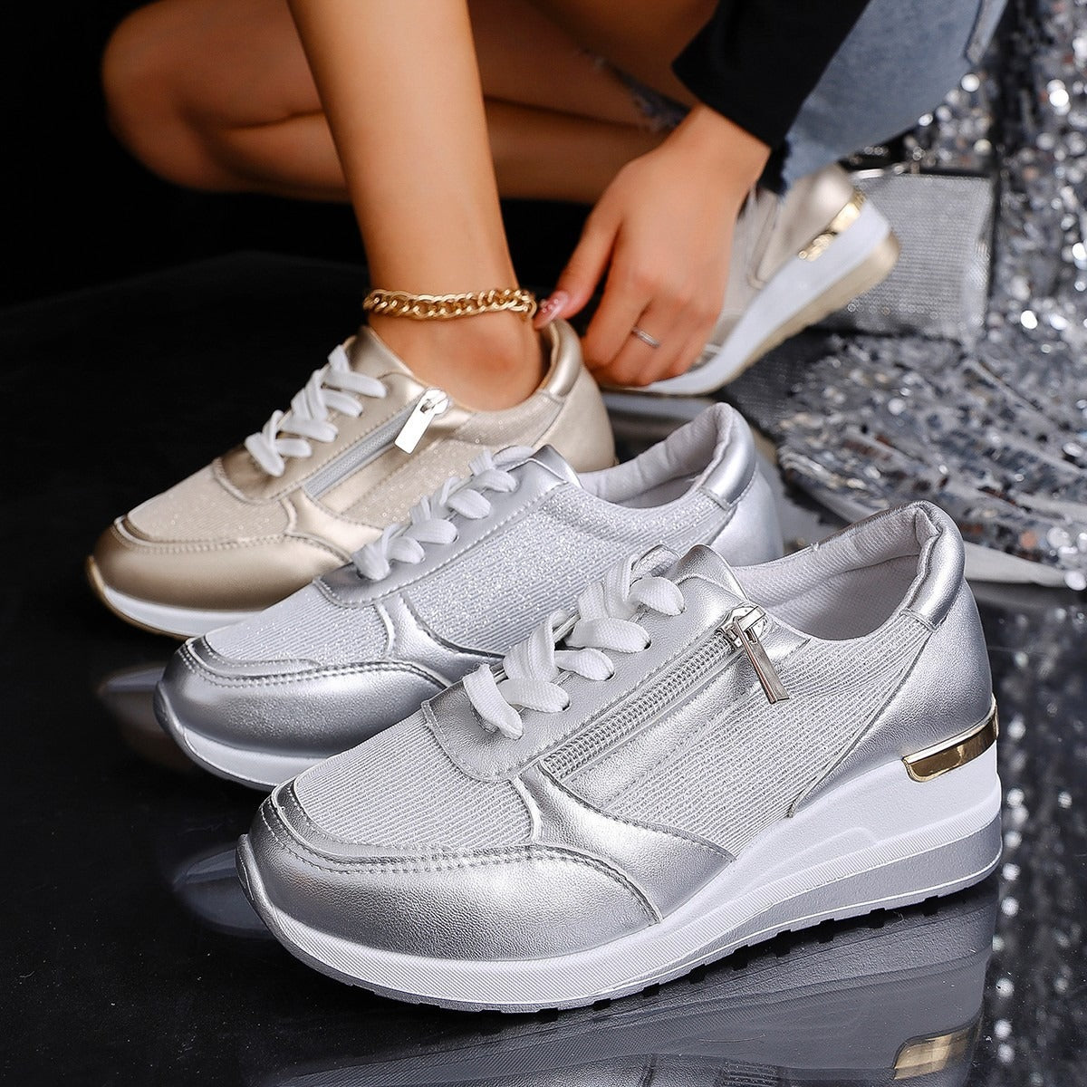 Ada - Comfortable Stylish Sneakers-15543781949813-Nancy & Mae Savannah
