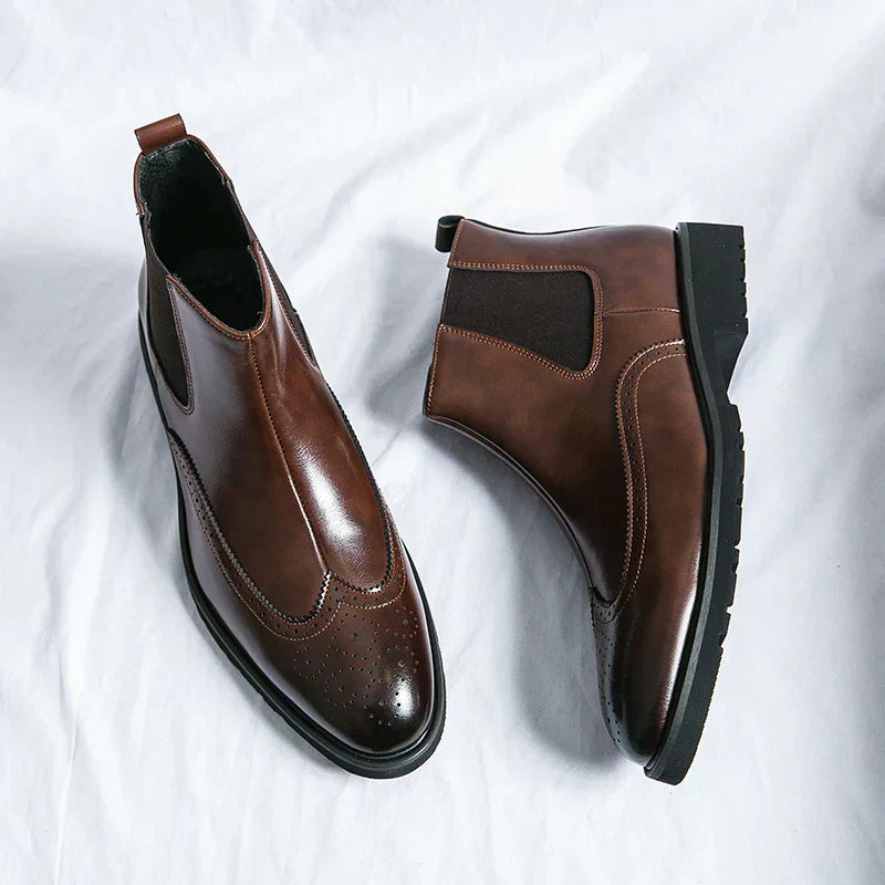 Adriel - Genuine Leather Chelsea Boots-15550769856885-Mirella Fiore