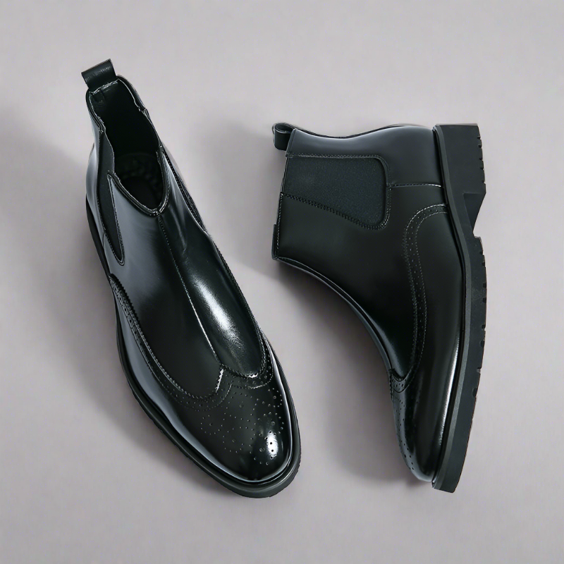 Adriel - Genuine Leather Chelsea Boots-15550769856885-Mirella Fiore