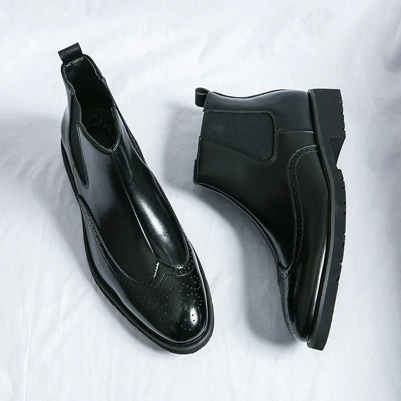 Adriel - Genuine Leather Chelsea Boots-15550769856885-Mirella Fiore