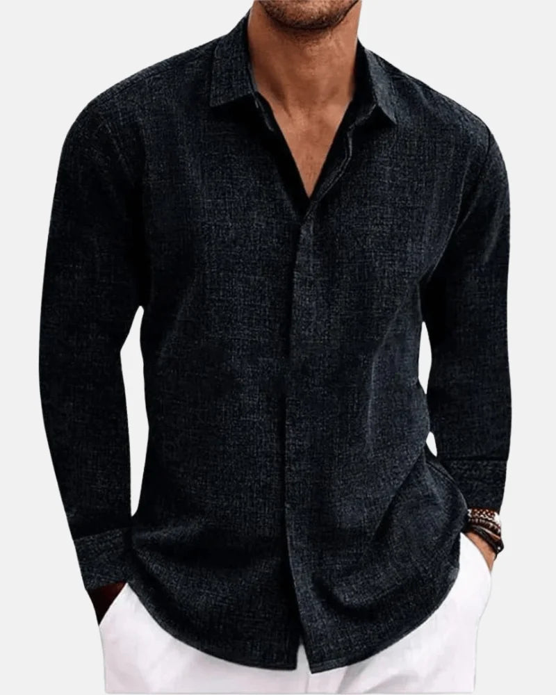 Adrien - Costa Linen Shirt-15553362755957-Mirella Fiore
