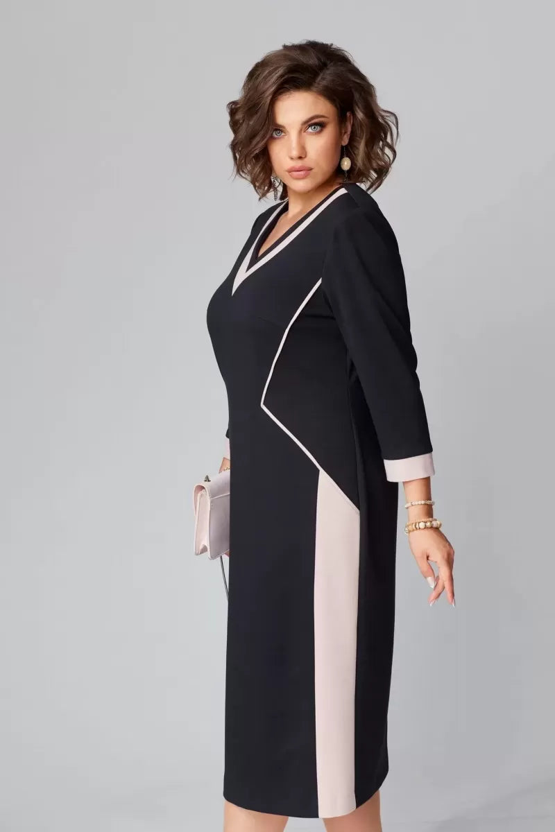 Alexa - Elegant V-neck dress-15553262289269-Mirella Fiore