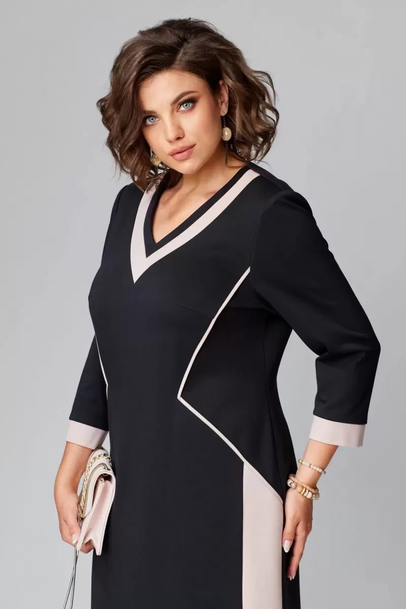 Alexa - Elegant V-neck dress-15553262289269-Mirella Fiore