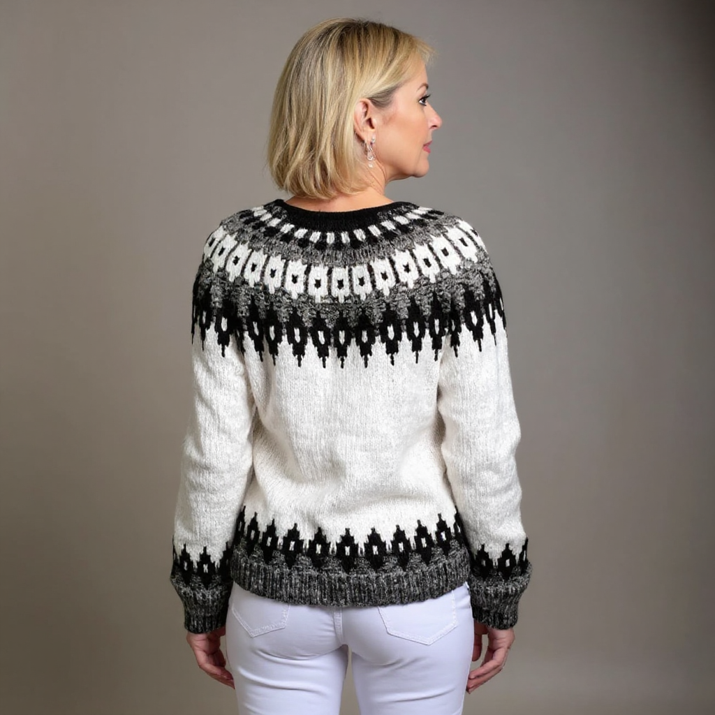 Alexa - Vintage Icelandic Cardigan-15531113185653-Nancy & Mae Savannah