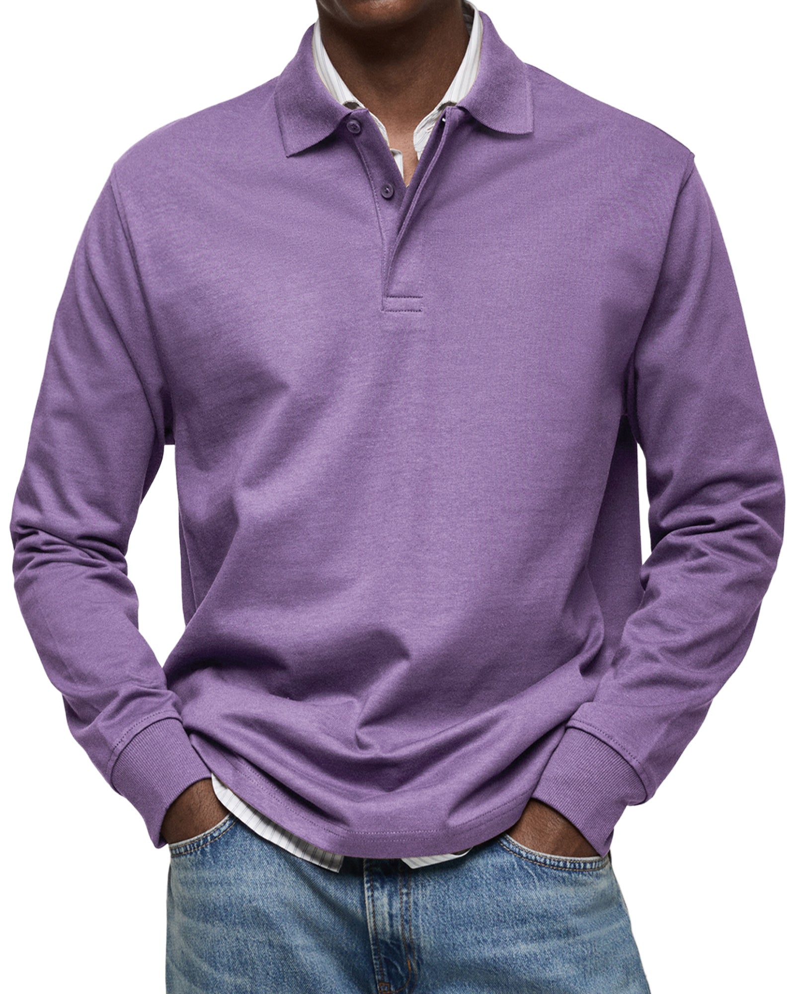 Alexander Long Sleeve Polo-15553977024885-Mirella Fiore