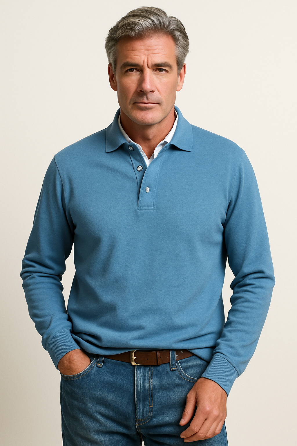 Alexander Long Sleeve Polo-15553977024885-Mirella Fiore