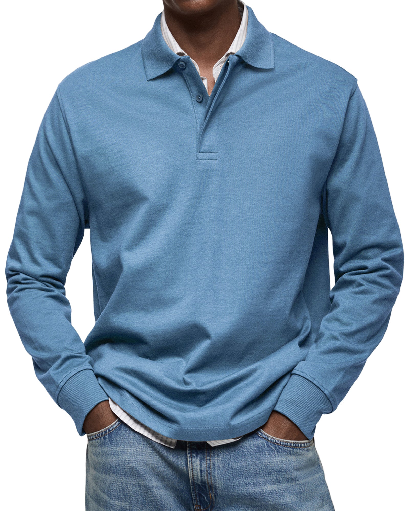Alexander Long Sleeve Polo-15553977024885-Mirella Fiore