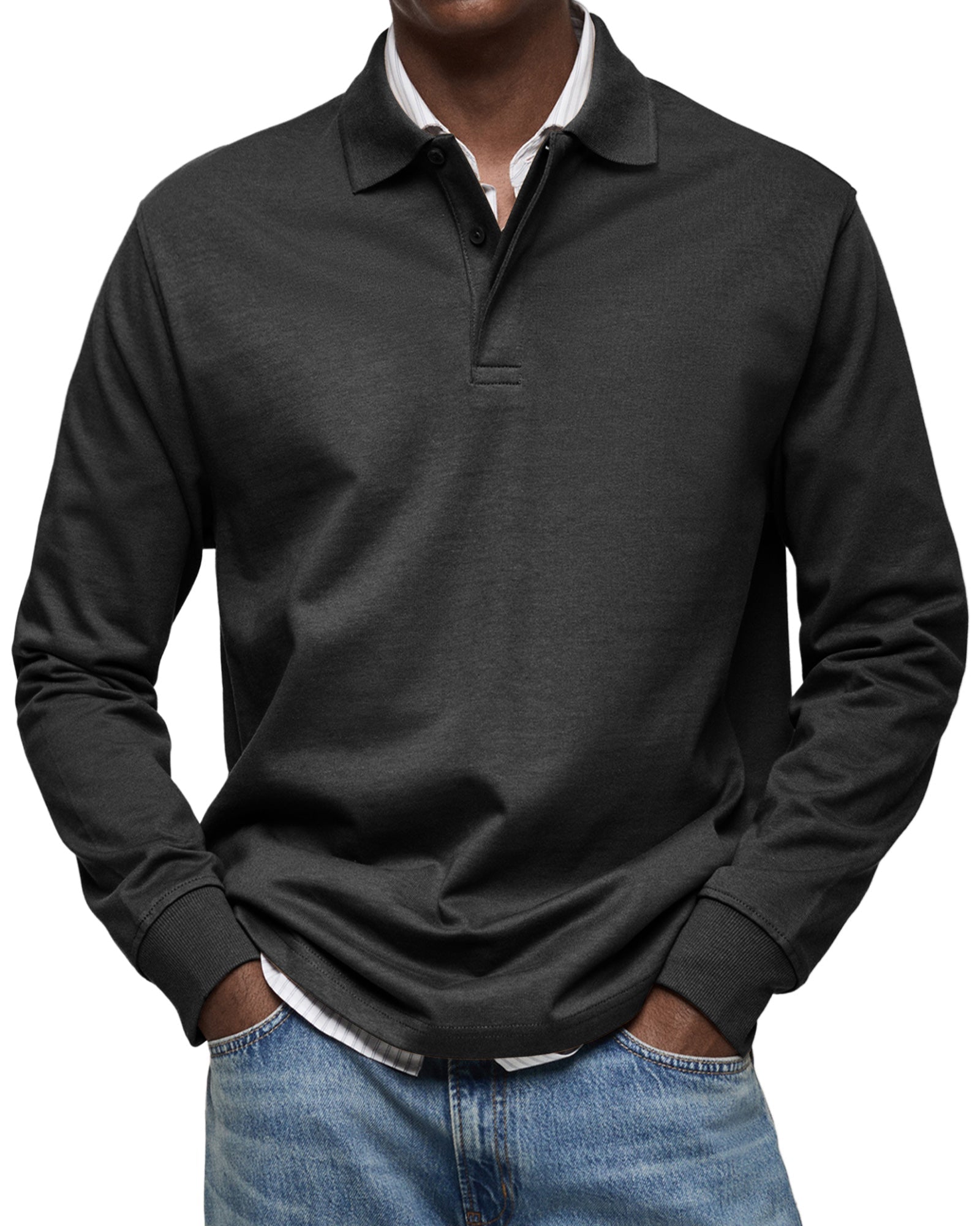 Alexander Long Sleeve Polo-15553977024885-Mirella Fiore