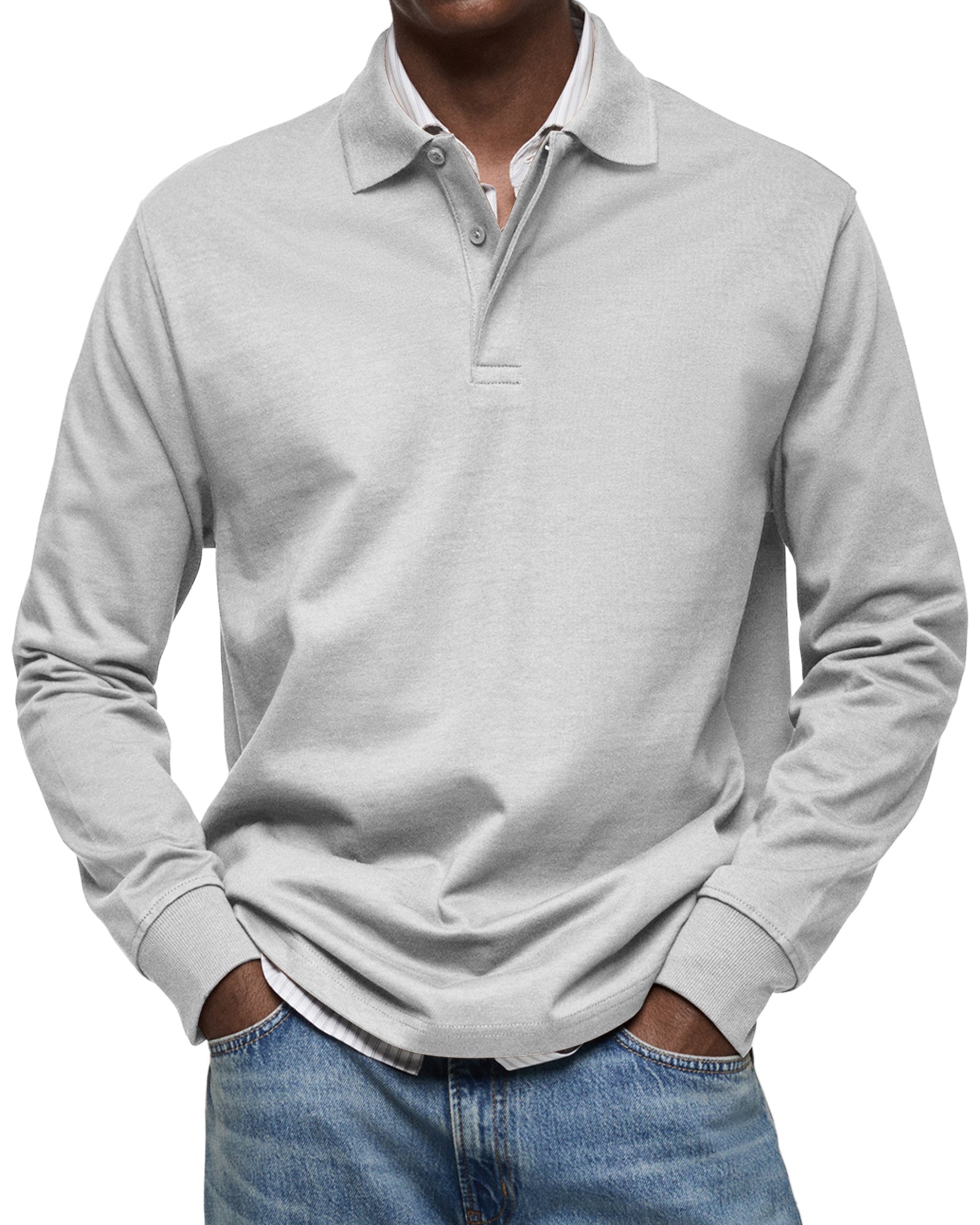 Alexander Long Sleeve Polo-15553977024885-Mirella Fiore