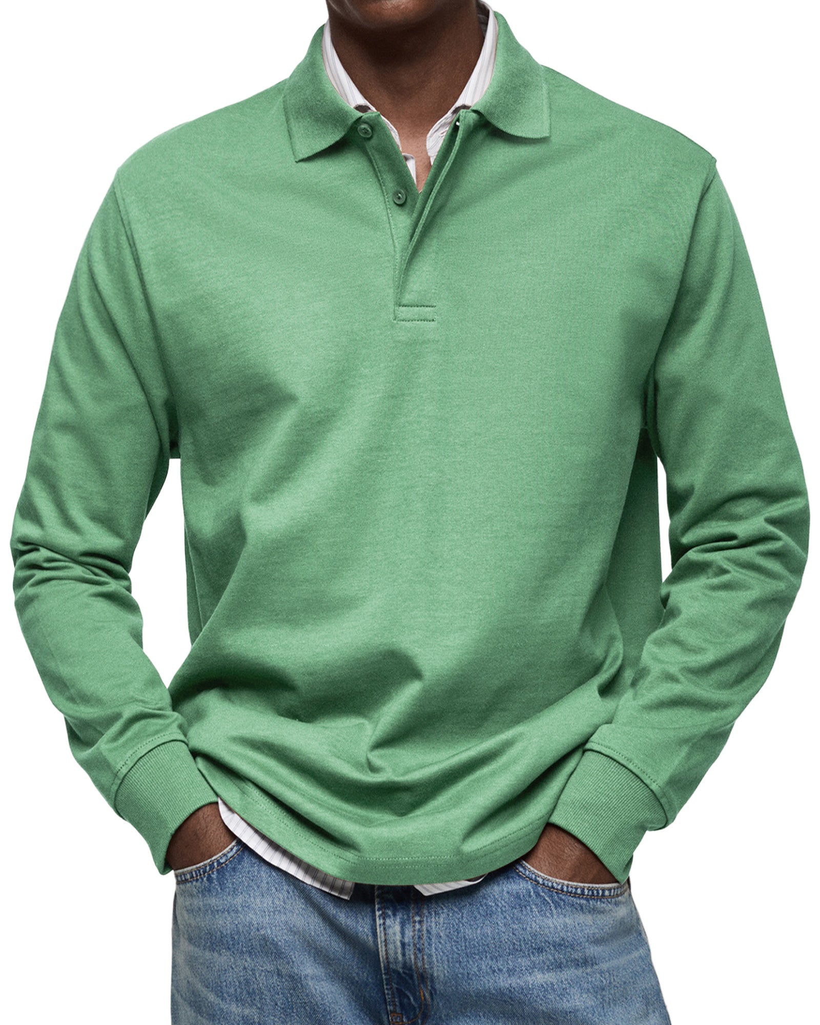 Alexander Long Sleeve Polo-15553977024885-Mirella Fiore