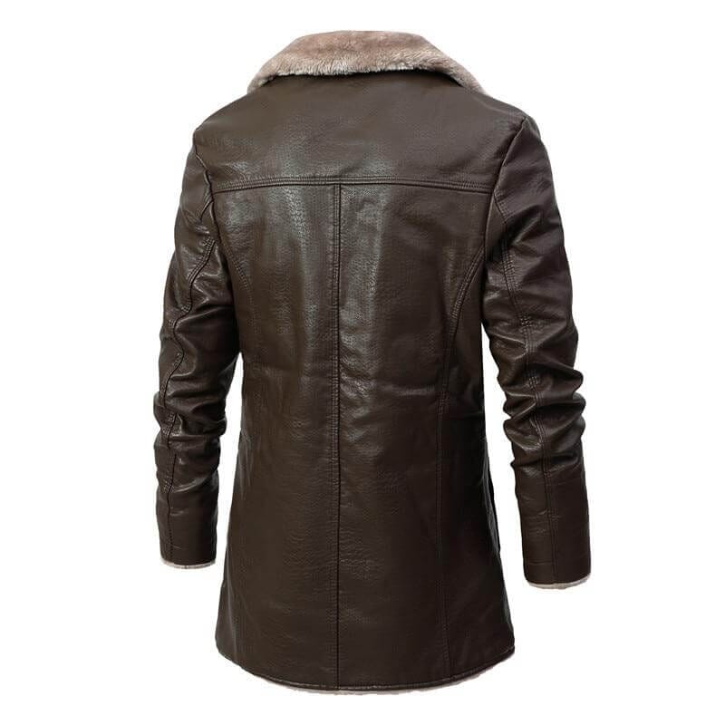 Alexander - Vintage Soft Faux Leather Winter Jacket-15551927189877-Mirella Fiore