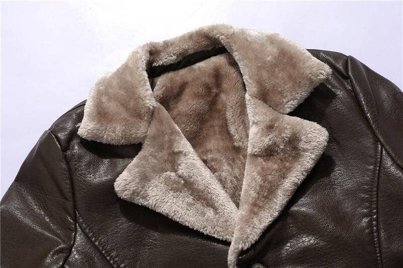 Alexander - Vintage Soft Faux Leather Winter Jacket-15551927189877-Mirella Fiore