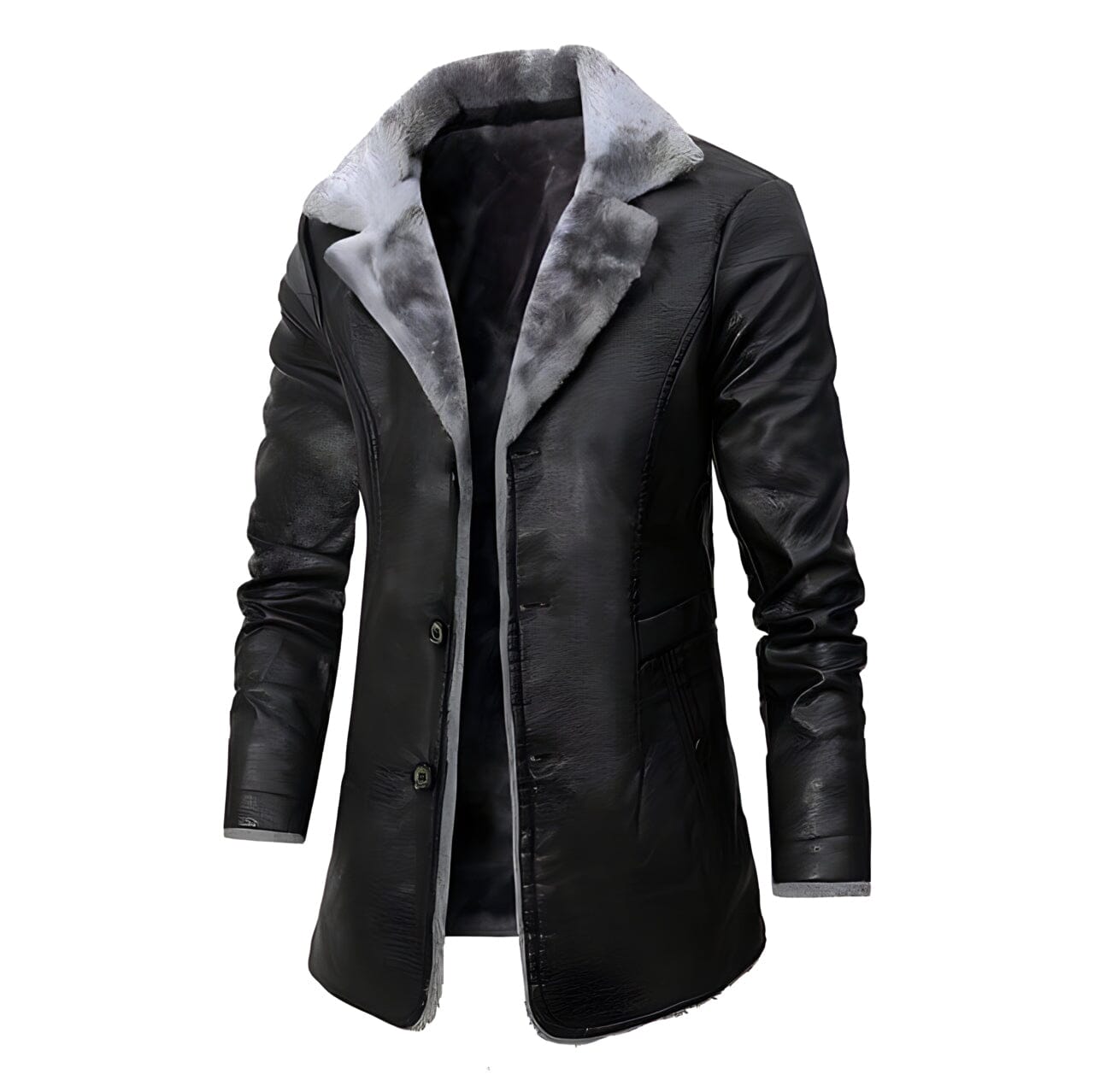 Alexander - Vintage Soft Faux Leather Winter Jacket-15551927189877-Mirella Fiore