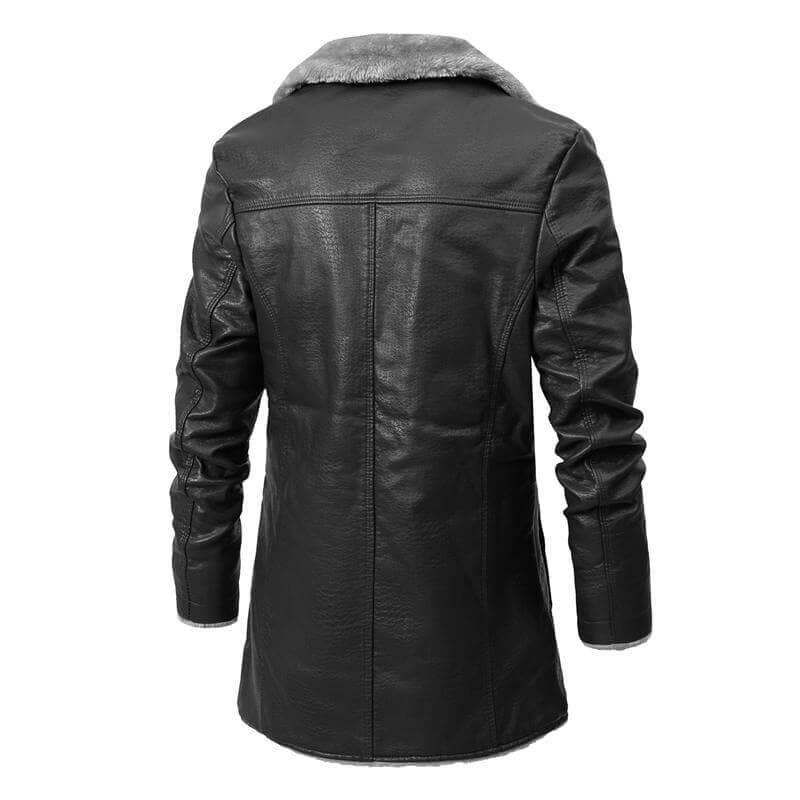 Alexander - Vintage Soft Faux Leather Winter Jacket-15551927189877-Mirella Fiore