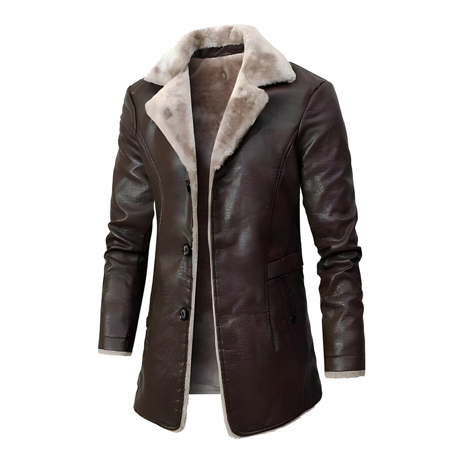 Alexander - Vintage Soft Faux Leather Winter Jacket-15551927189877-Mirella Fiore