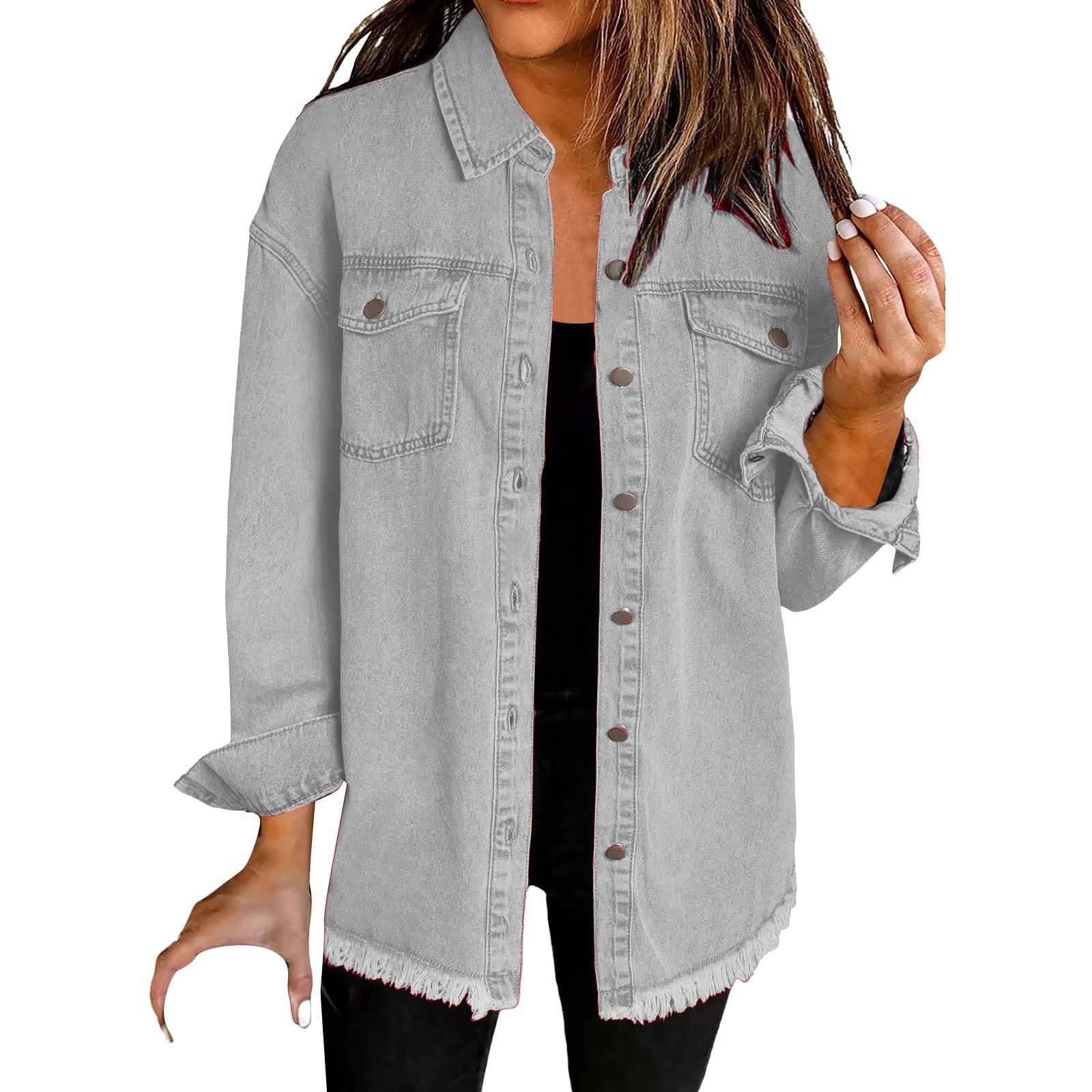 Alexandra - Classic Everyday Denim Jacket-15518866669941-Mirella Fiore