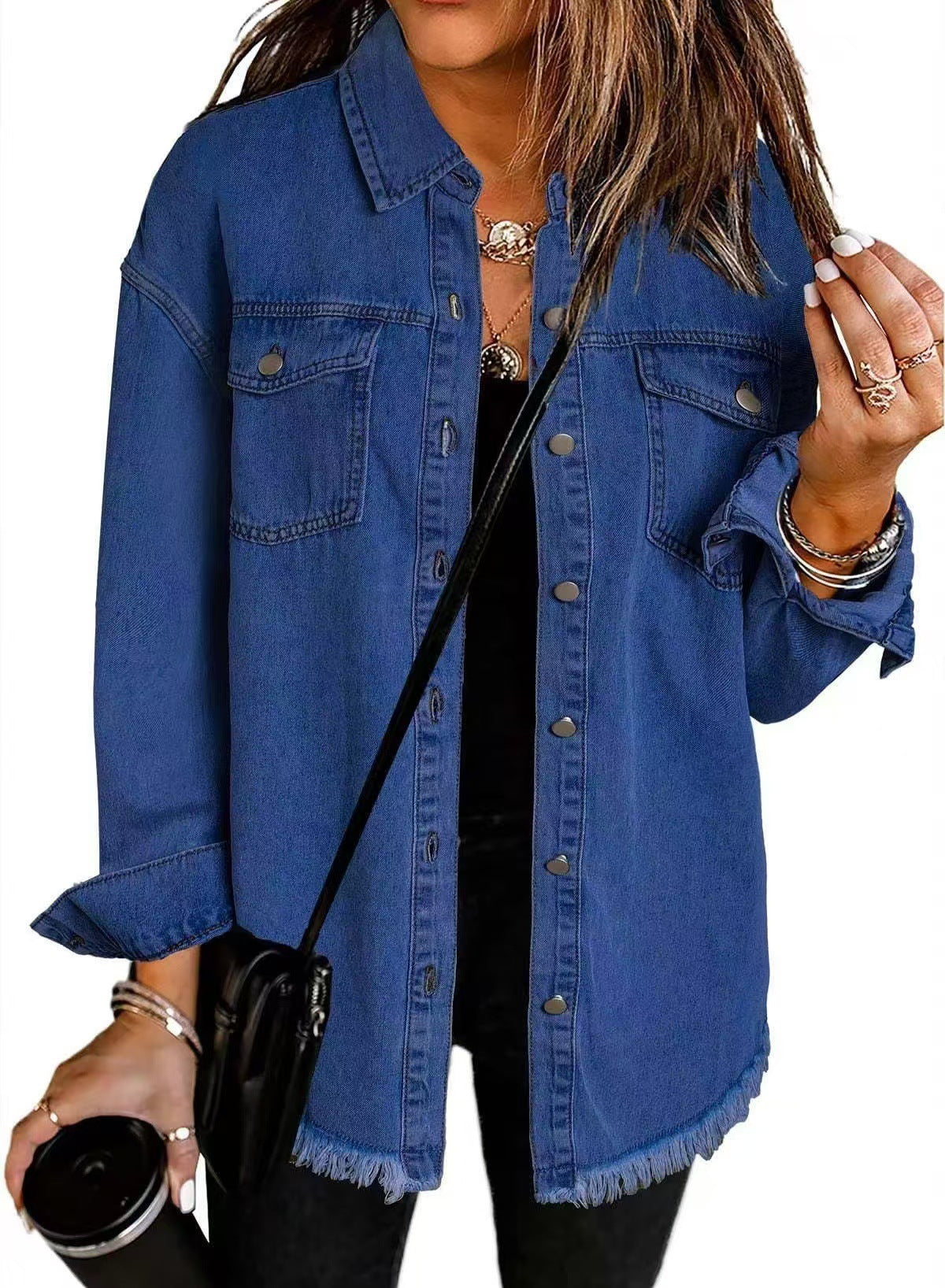 Alexandra - Classic Everyday Denim Jacket-15518866669941-Mirella Fiore