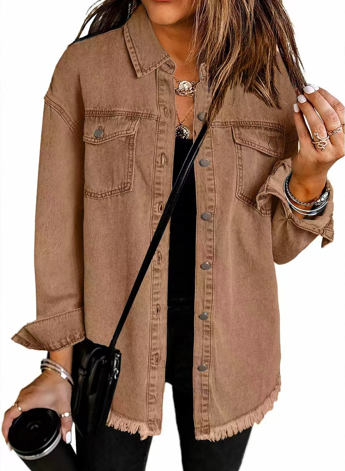 Alexandra - Classic Everyday Denim Jacket-15518866669941-Mirella Fiore