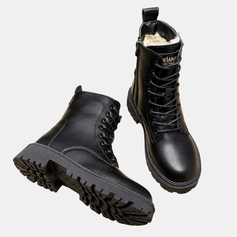 Alexis - Square Heel Ankle Boots-15520005914997-Mirella Fiore