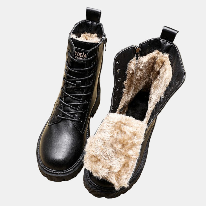 Alexis - Square Heel Ankle Boots-15520005914997-Mirella Fiore
