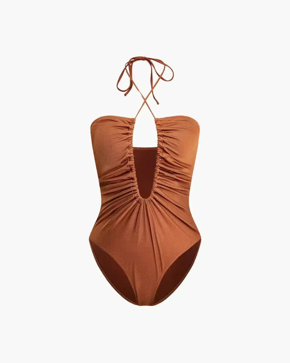 Alisse – Chic fit – Ruched one-piece swimsuit-15133641834869-Nancy & Mae Savannah