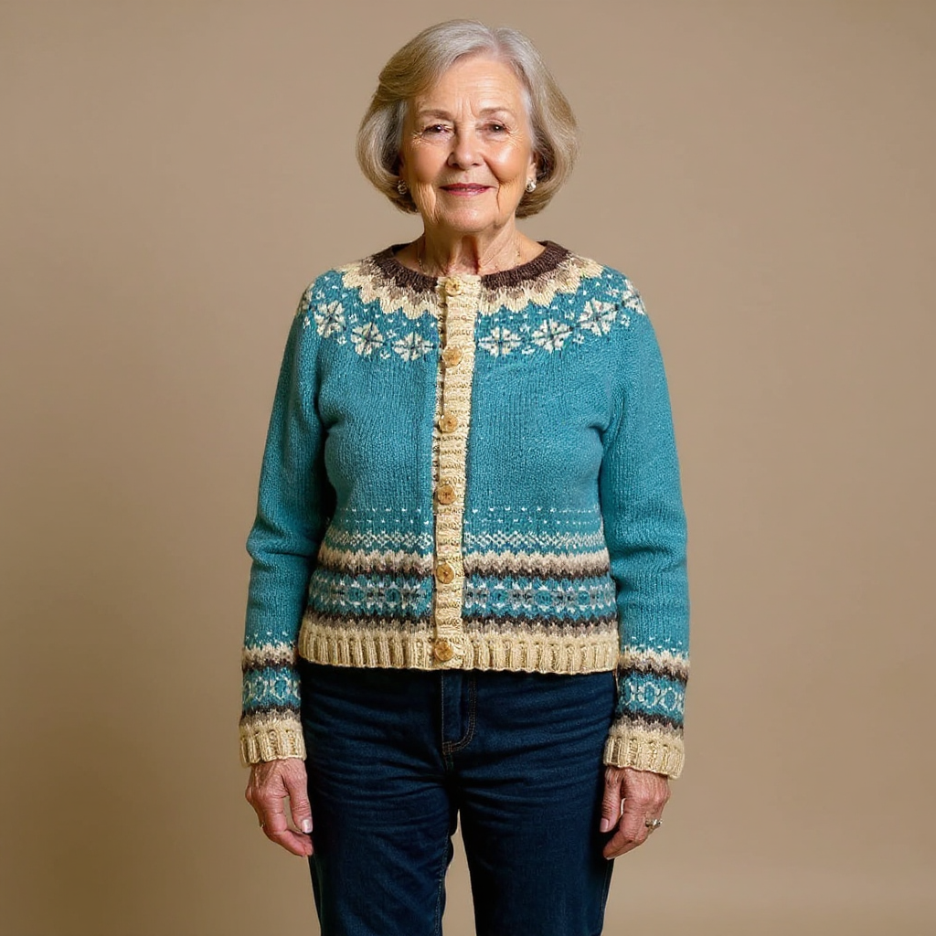 Allaira - Vintage Icelandic Cardigan-15531112464757-Mirella Fiore