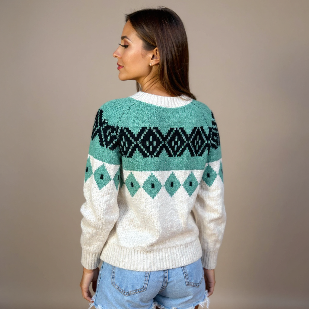Allison - Vintage Icelandic Cardigan-15531113808245-Mirella Fiore