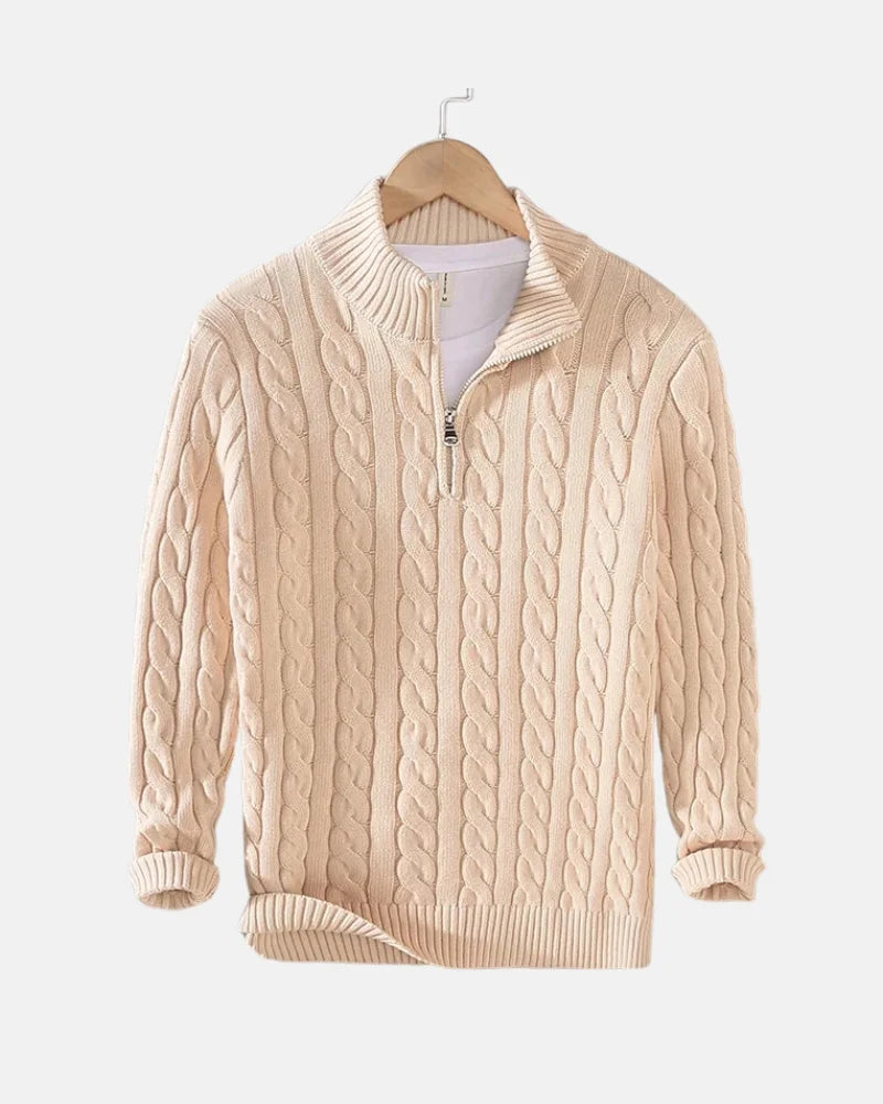 Álvaro Cotton Knit Sweater-15553979810165-Nancy & Mae Savannah