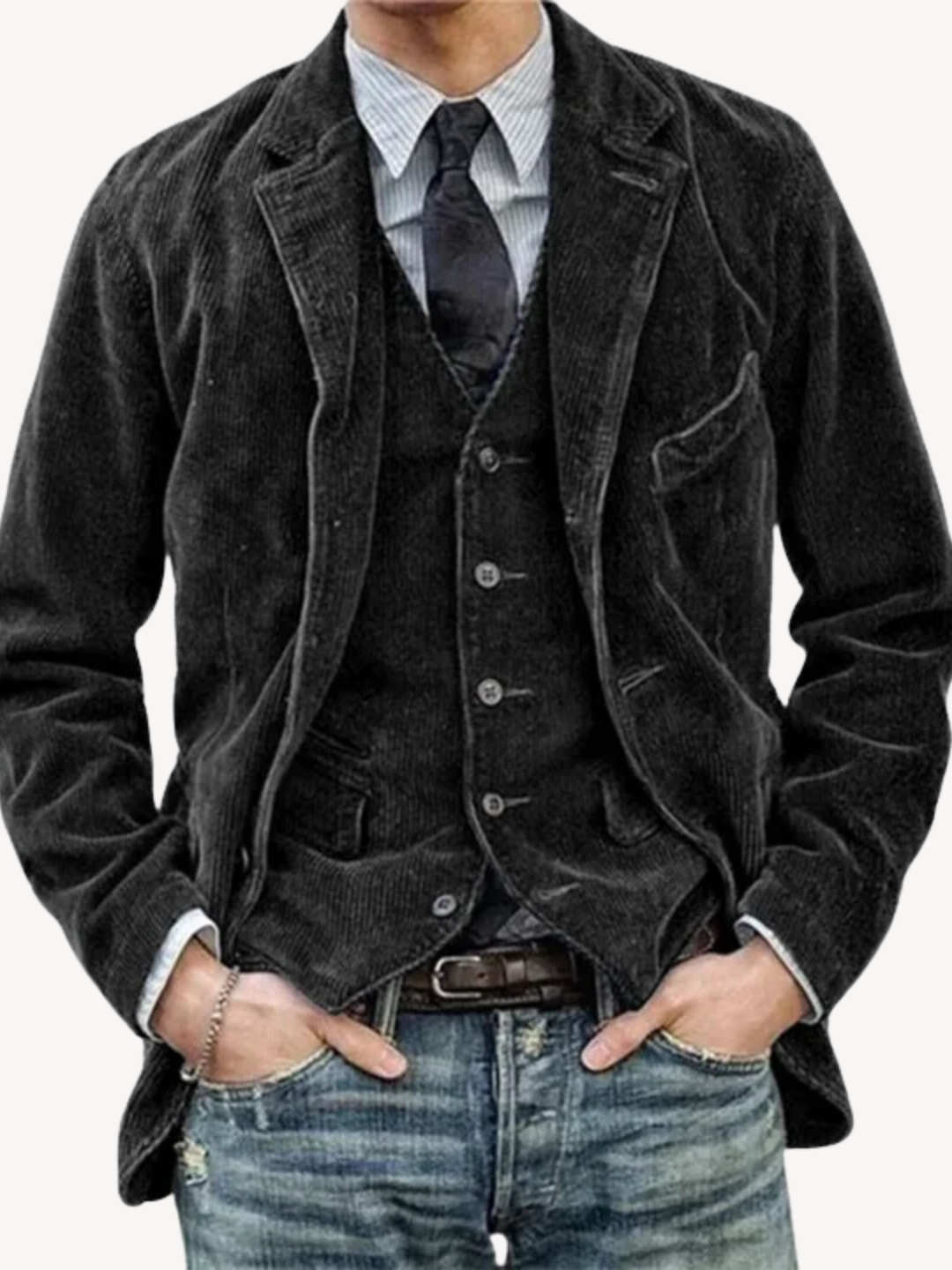Alvin - Vintage Blazer and Vest-15553974665589-Mirella Fiore