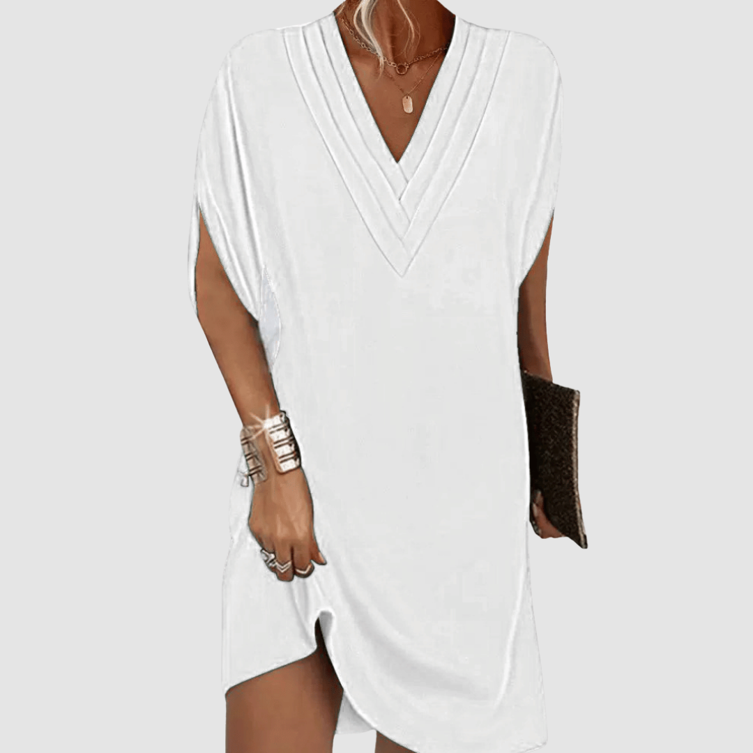 Alysa - Elegant Half-Sleeve Dress-15553262354805-Mirella Fiore