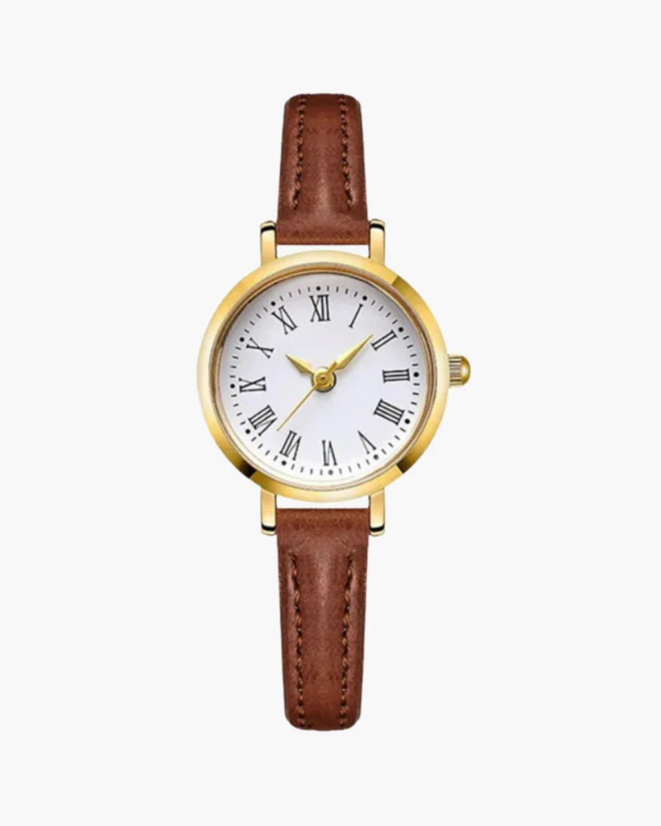 Amalfi Classic – Vintage-inspired elegance – Leather watch-15233938129269-Nancy & Mae Savannah