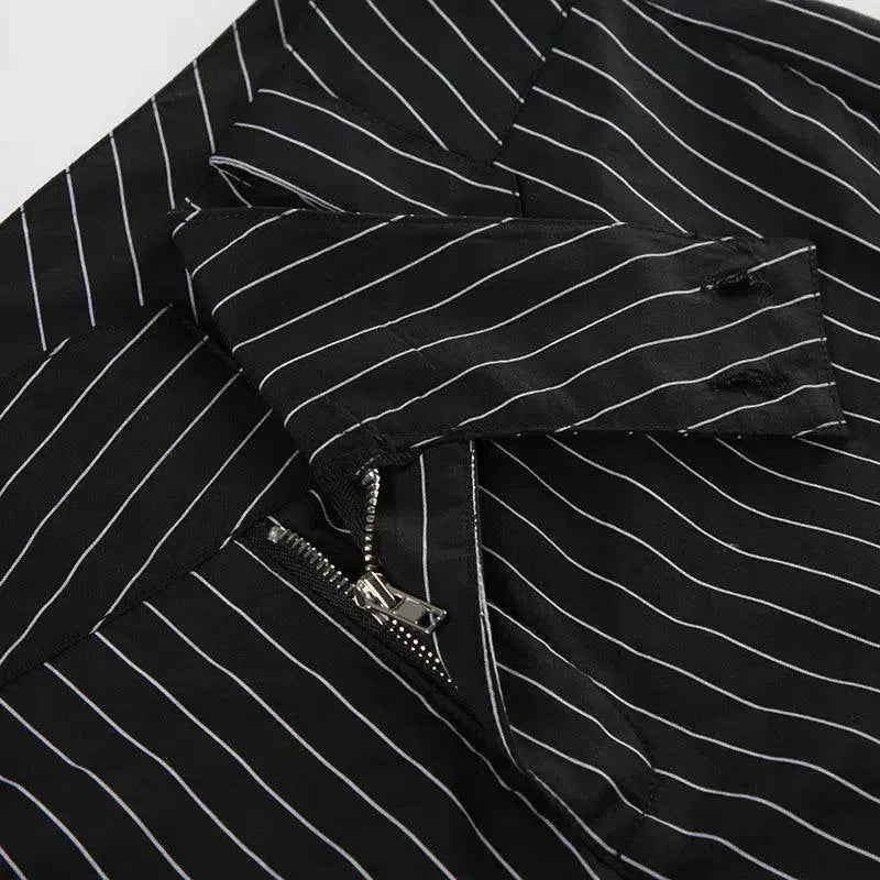 Amarilla – Pinstripe pattern – Flared trousers-15133677289845-Nancy & Mae Savannah