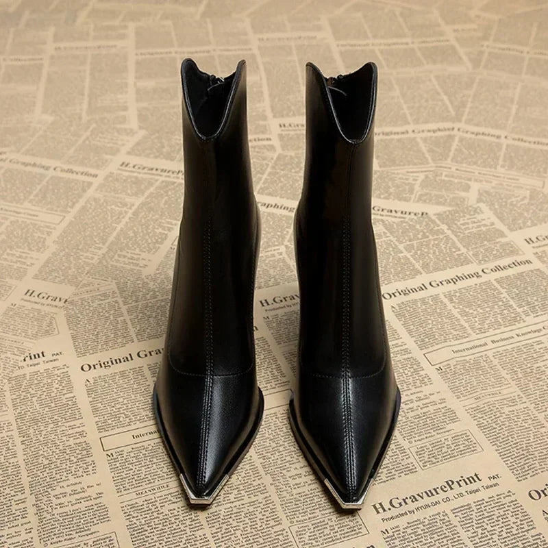 Amarra - Leather Heels-15548990849397-Mirella Fiore
