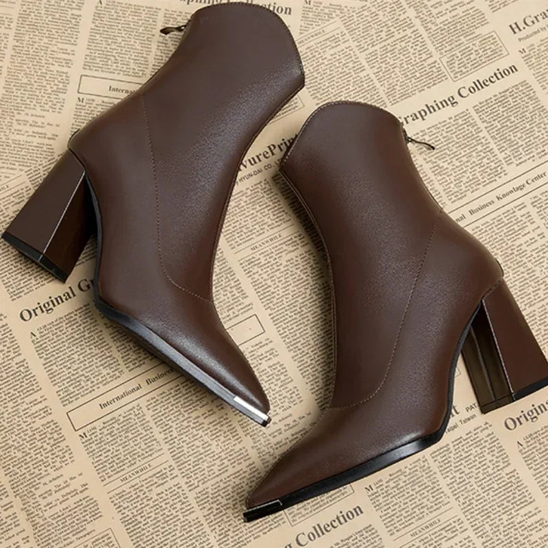 Amarra - Leather Heels-15548990849397-Mirella Fiore