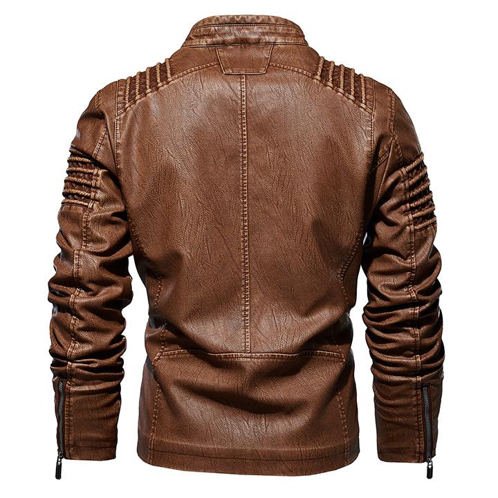 Angelo - Empire Leather Jacket-15552079462773-Mirella Fiore