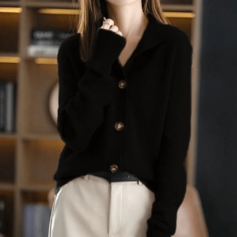 Annie - Knit Cashmere Gilet-15550696423797-Mirella Fiore