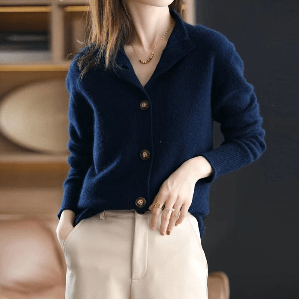 Annie - Knit Cashmere Gilet-15550696423797-Mirella Fiore