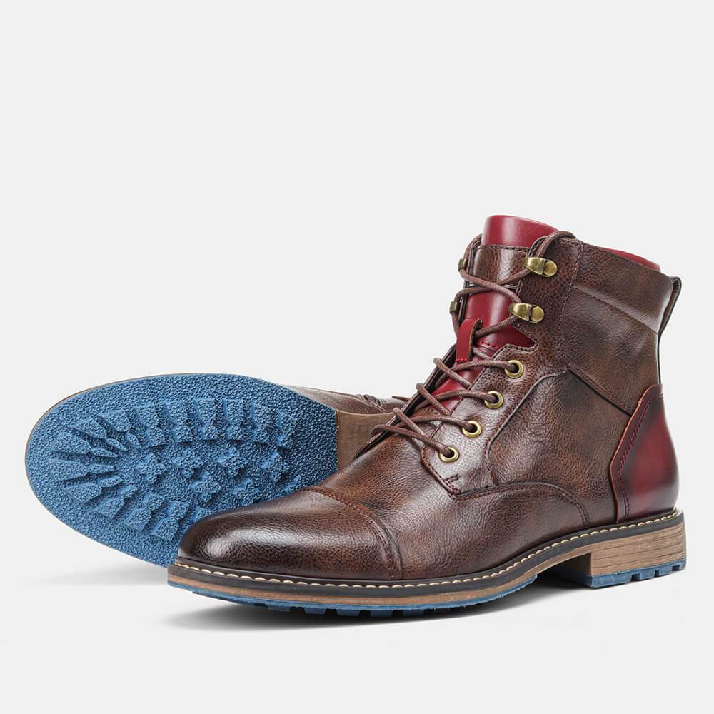 Arden Oxford Leather Boots-15553984299381-Mirella Fiore