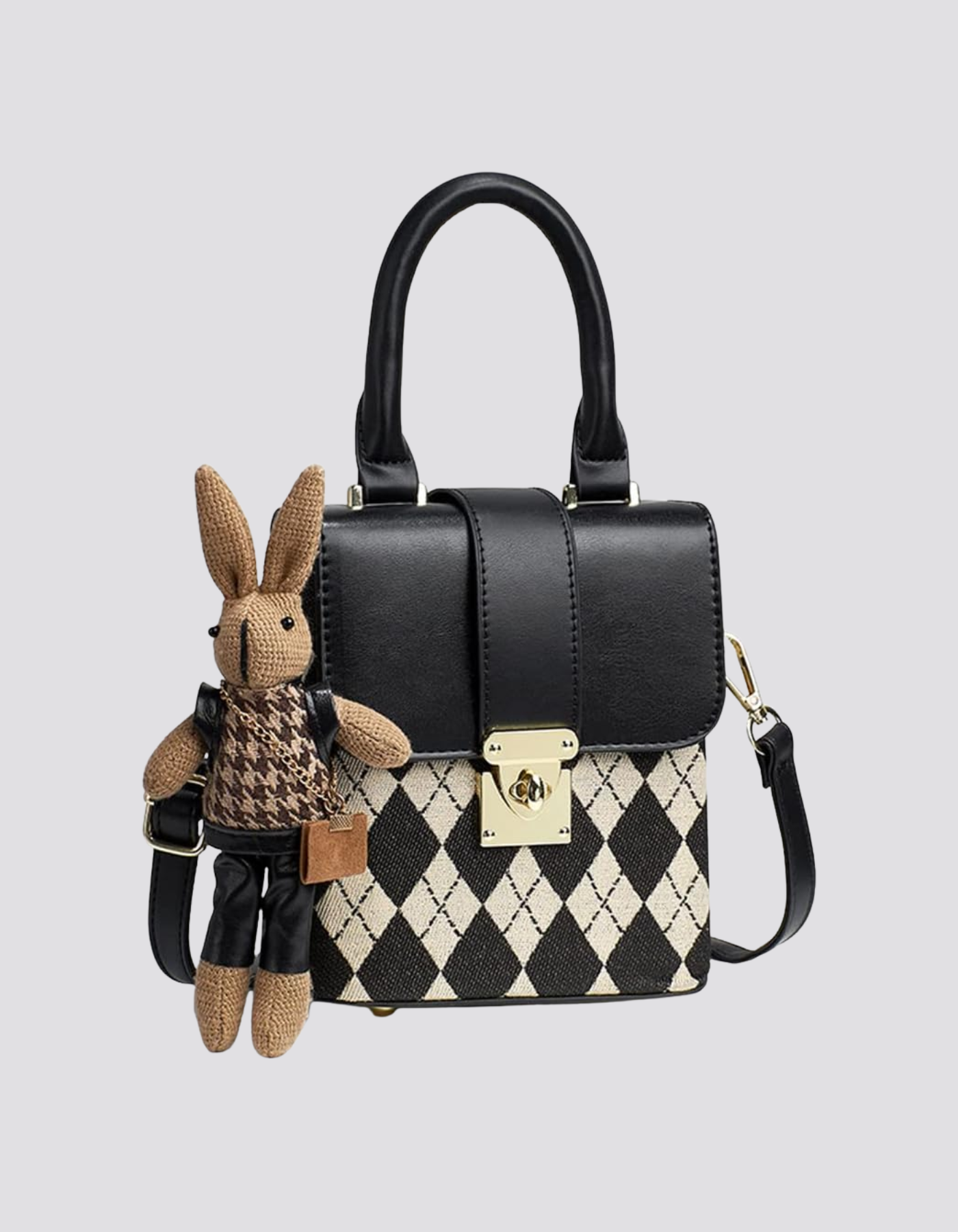 Ardenelle – Argyle flap charm – Crossbody handbag-15209173713269-Mirella Fiore