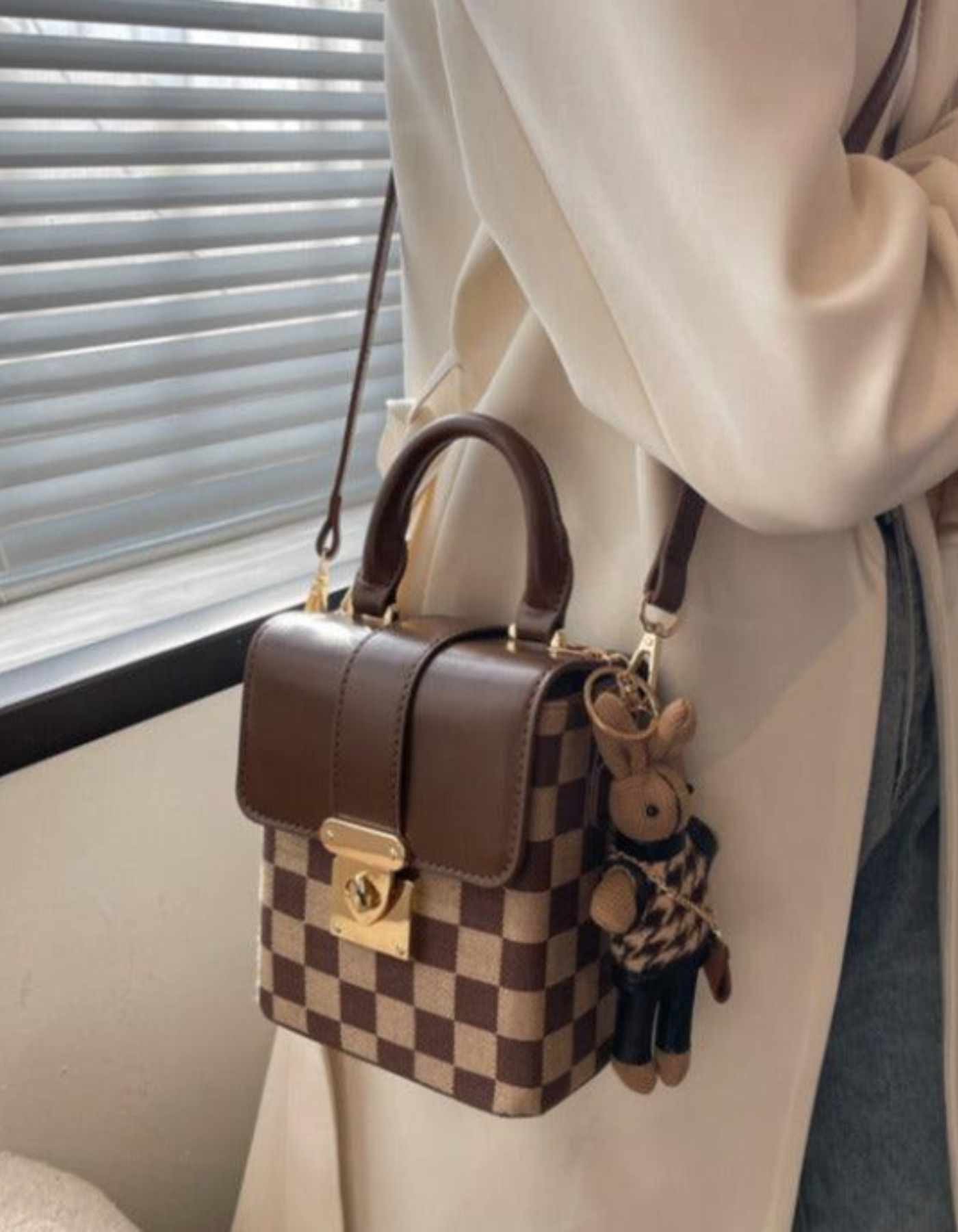 Ardenelle – Argyle flap charm – Crossbody handbag-15209173713269-Nancy & Mae Savannah