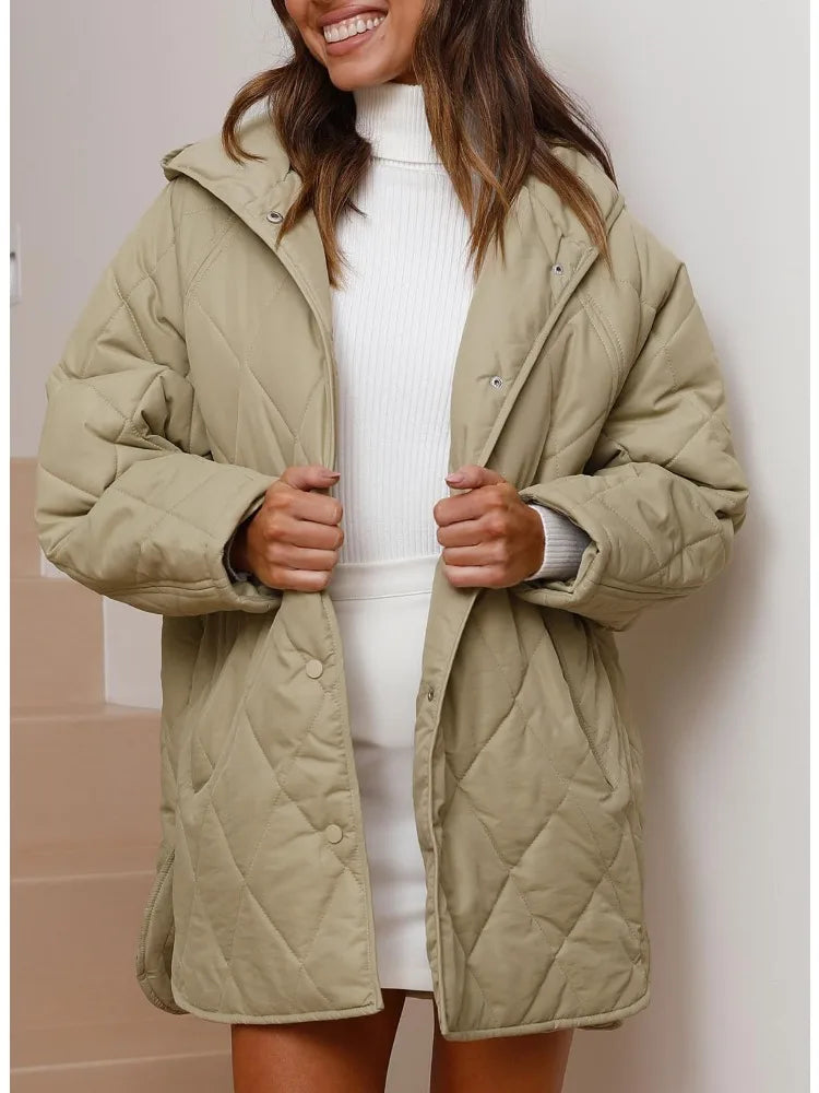 Aria - Quilted Oversized Hooded Coat-15550920196469-Mirella Fiore