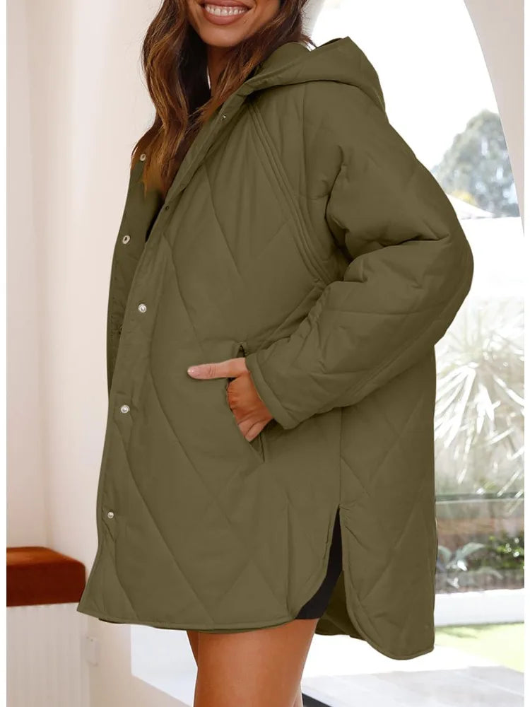 Aria - Quilted Oversized Hooded Coat-15550920196469-Mirella Fiore