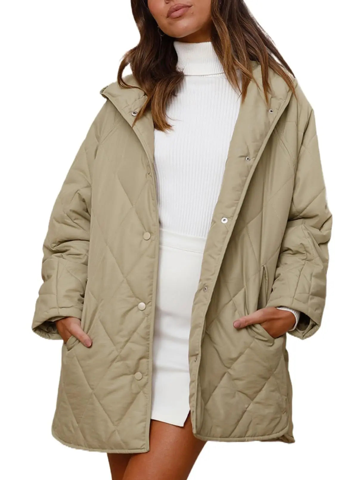 Aria - Quilted Oversized Hooded Coat-15550920196469-Nancy & Mae Savannah