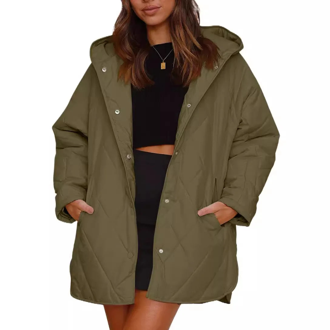 Aria - Quilted Oversized Hooded Coat-15550920196469-Nancy & Mae Savannah