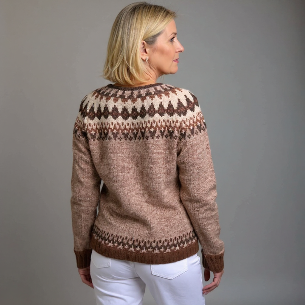 Ariana - Vintage Icelandic Cardigan-15531113644405-Nancy & Mae Savannah