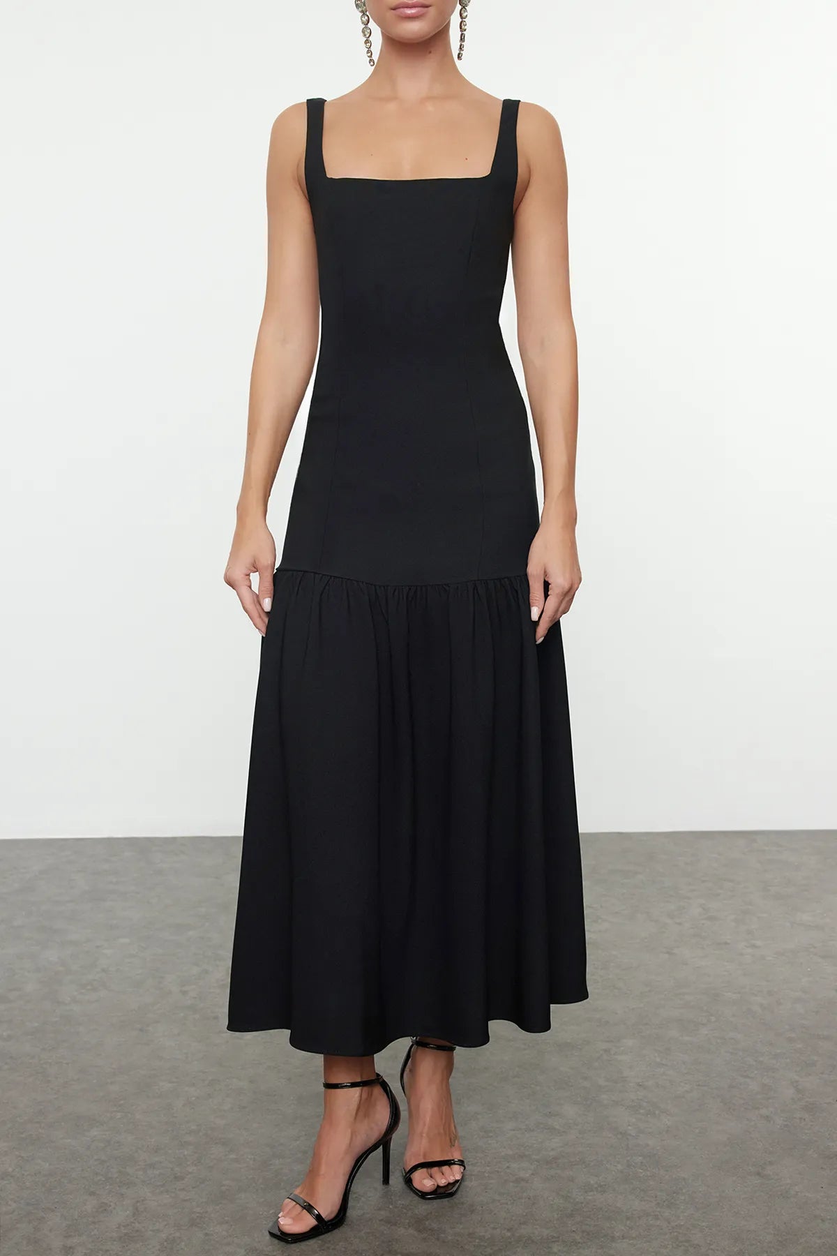 Arlene – Pleated flare – Midi dress-15215967338869-Mirella Fiore