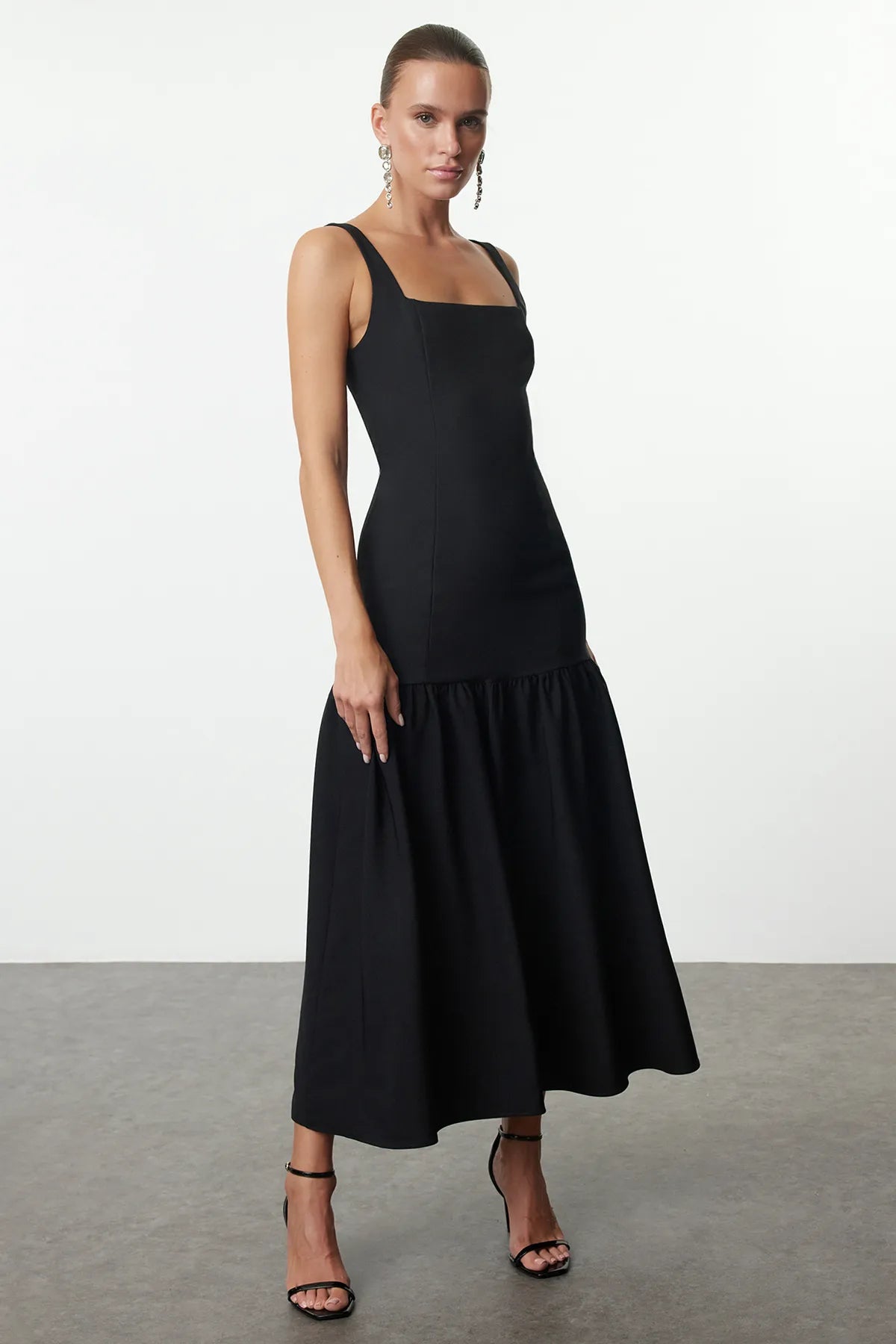 Arlene – Pleated flare – Midi dress-15215967338869-Mirella Fiore