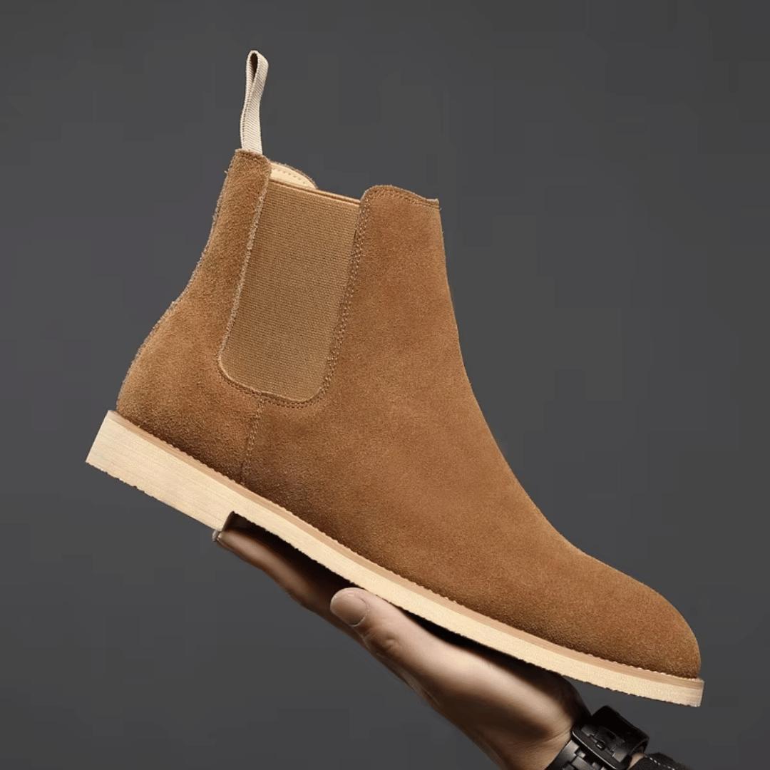 Armendo - Suede Chelsea Boots-15550769922421-Mirella Fiore