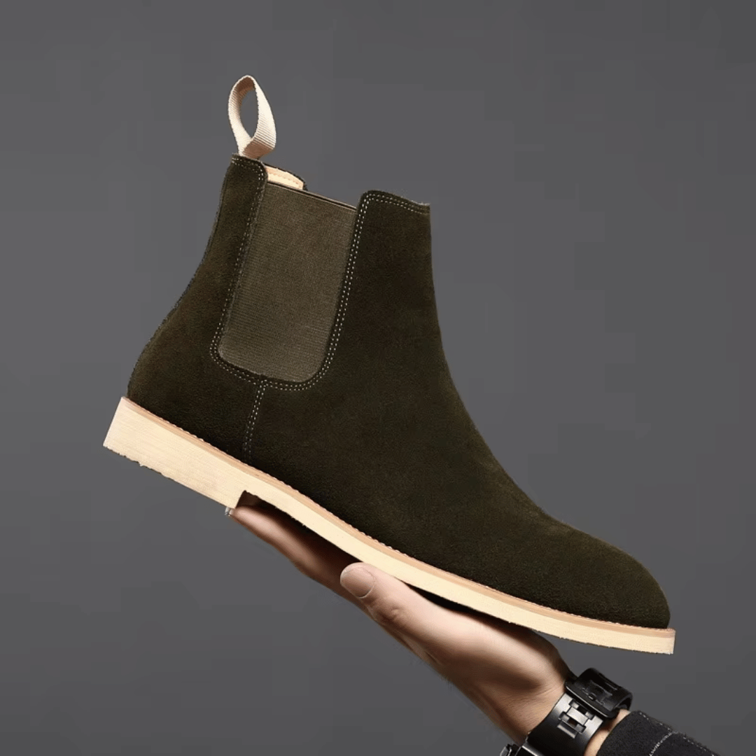 Armendo - Suede Chelsea Boots-15550769922421-Mirella Fiore