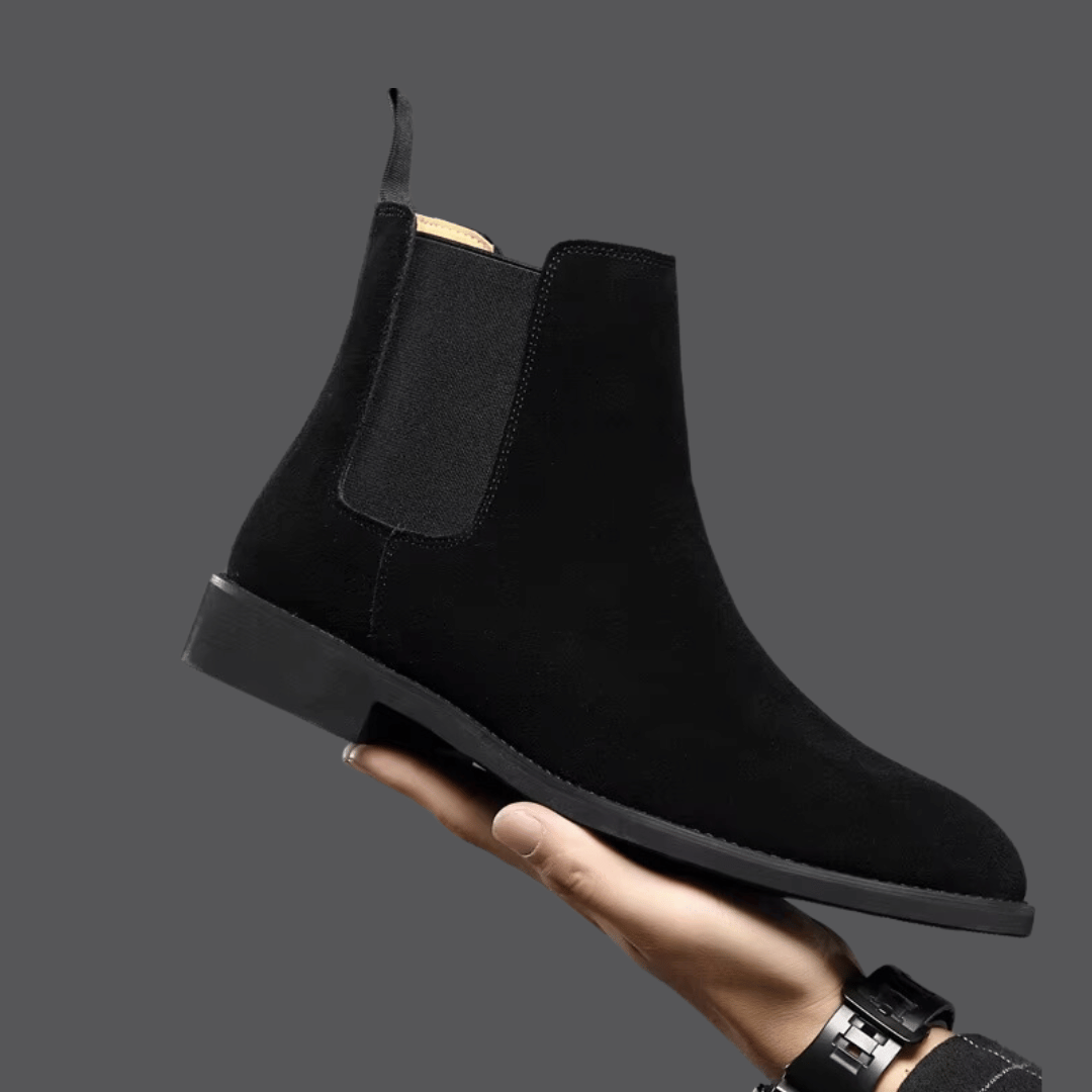 Armendo - Suede Chelsea Boots-15550769922421-Mirella Fiore